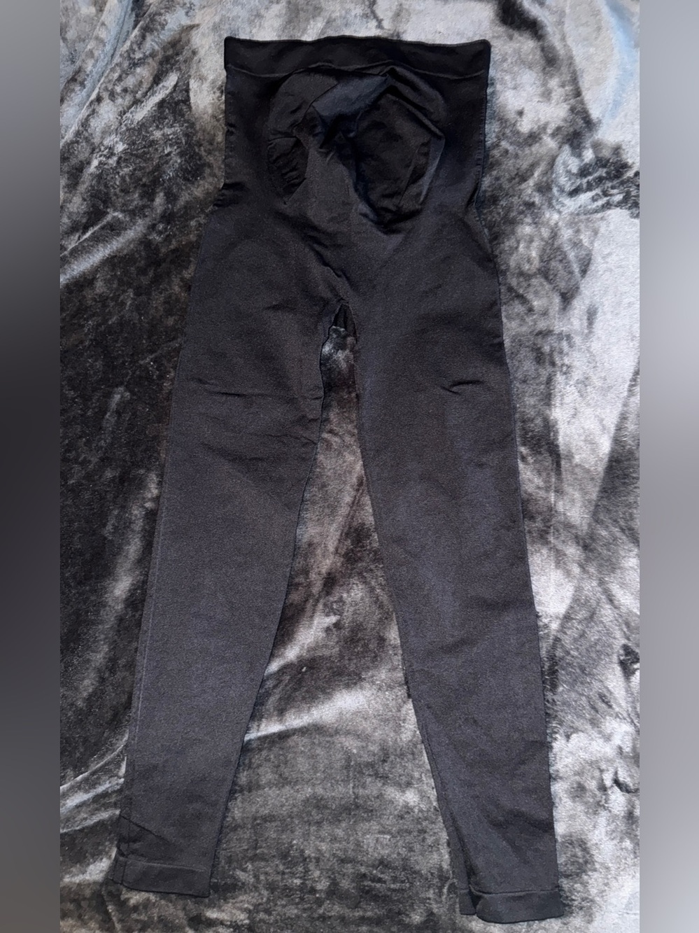 Maternity Black High-Waist Leggings